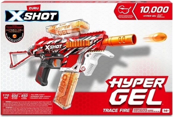 ZURU X-Shot Hyper Gel Trace Fire hyper gélgolyós blaster