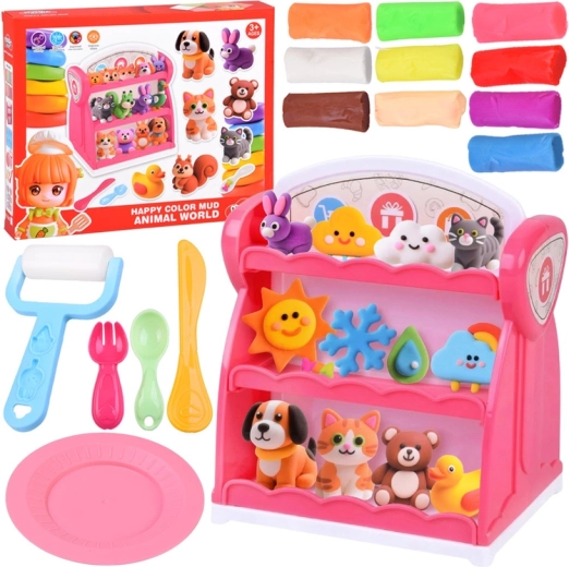 Gyurmakészlet Boltocska – nagy szett 10 színnel és kiegészítőkkel