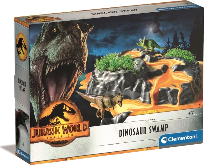 Clementoni Science & Play Jura világ – dinoszaurusz mocsár kísérleti készlet