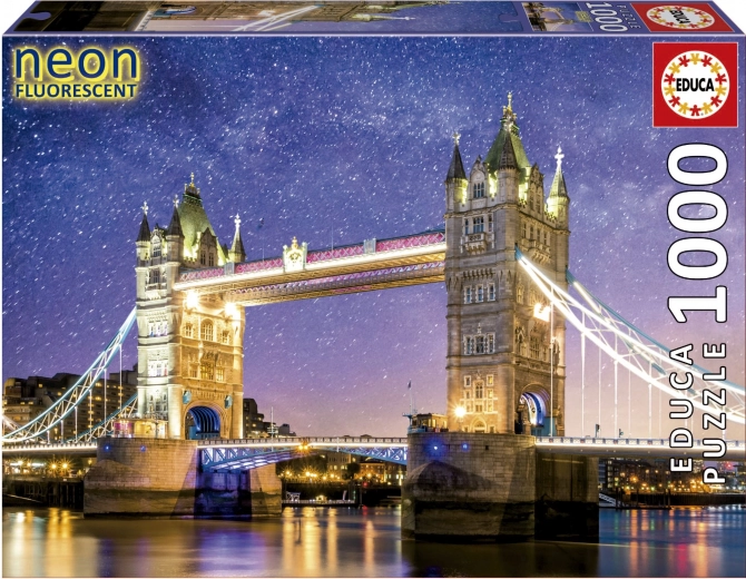 Világító puzzle Tower Bridge London 1000 darab