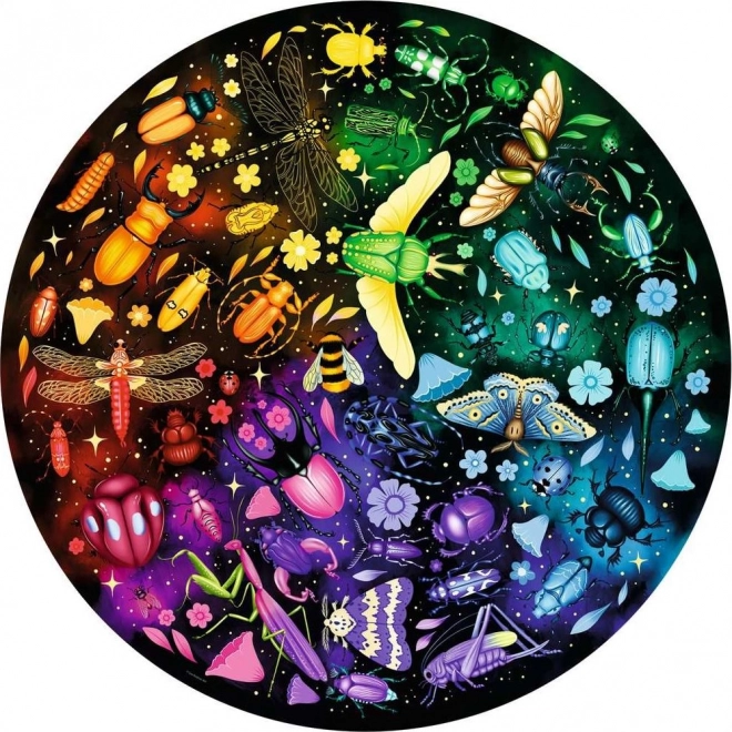 Puzzle Színpaletta – Rovarok, 500 darab