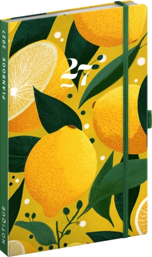 Notique planbook napló és jegyzet Citromok 2027, 13 × 21 cm