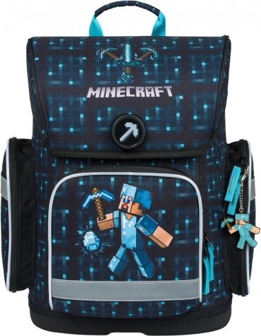 Baagl Ergo Minecraft Blue Axe iskolatáska