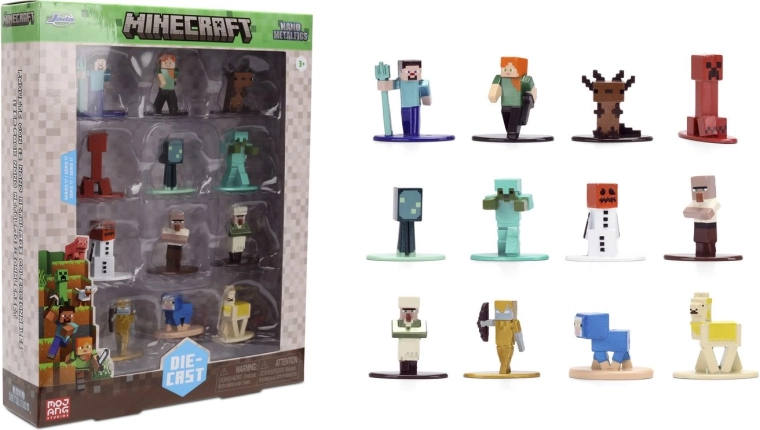Jada Minecraft fémből készült figurák, 17. sorozat – 12 db