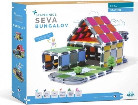 Építőkészlet SEVA Építünk Bungalót