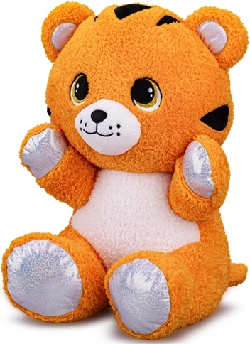 Plüss ülő tigris 16,5 cm