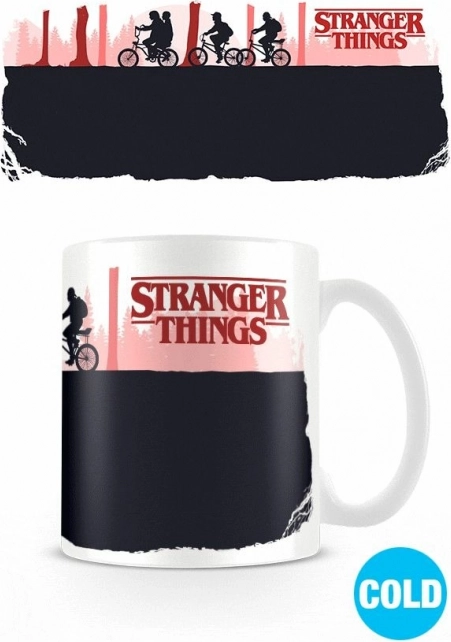 hőre változó Stranger Things Upside Down bögre