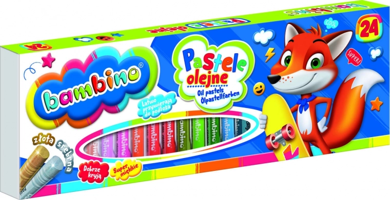 Bambino olajpasztell 24 szín