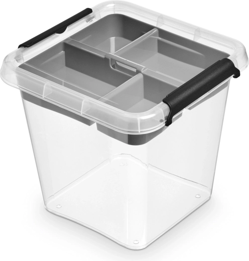 Tárolódoboz tetővel Simplestore insert 4 l (20 × 20 × 18 cm)