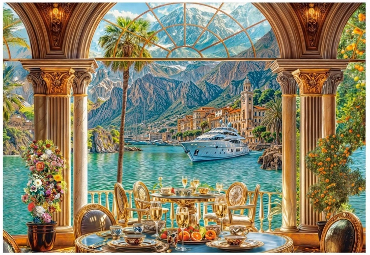 Puzzle Mediterrán desszert 1500 darab CASTORLAND