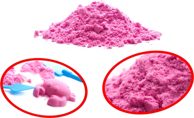 Varázslatos kinetikus homok gyerekeknek 1 kg – Rózsaszín