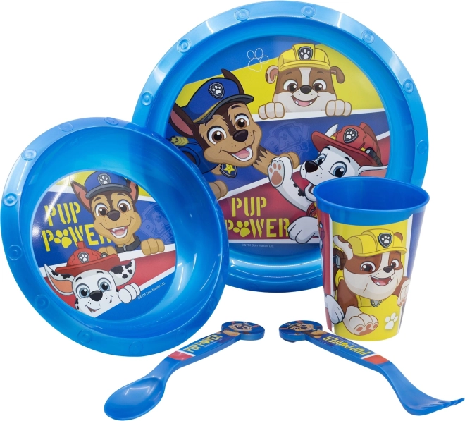 Gyerek étkészlet 5 az 1-ben PAW PATROL, STOR