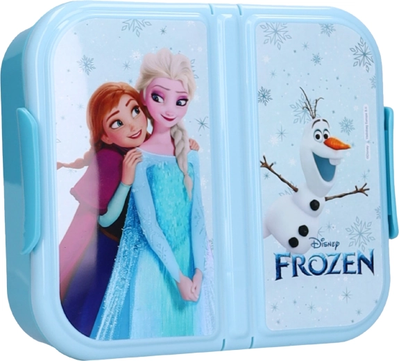Háromrekeszes uzsonnás doboz Disney Frozen II Eat Yum Repeat – 1 db
