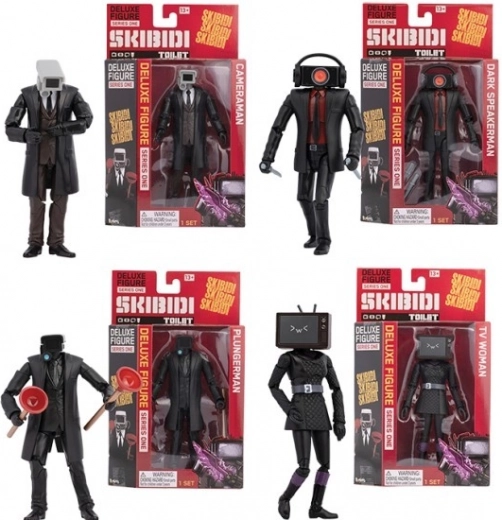 Skibidi WC - DeLux gyűjthető figurák 15 cm