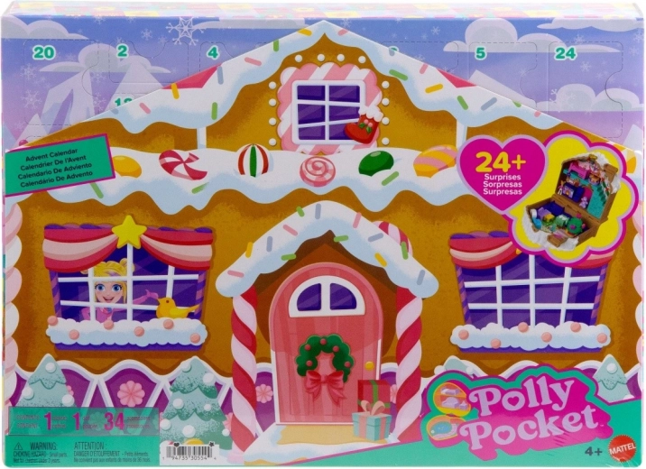 POLLY POCKET adventi naptár Mézeskalács házikó