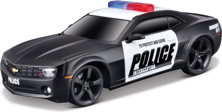 Maisto Chevrolet Camaro SS rendőrautó fényekkel és hangokkal 1:24
