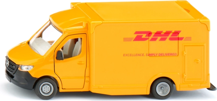 SIKU Super DHL kézbesítőautó Mercedes-Benz Sprinter