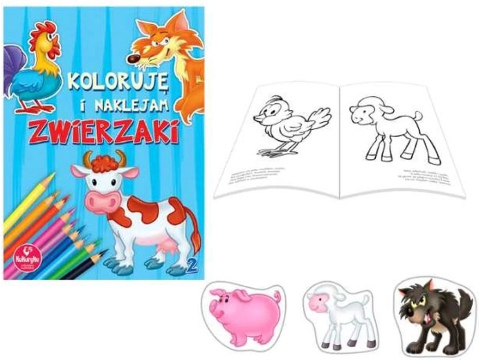 Színezek és ragasztok – állatkák 2