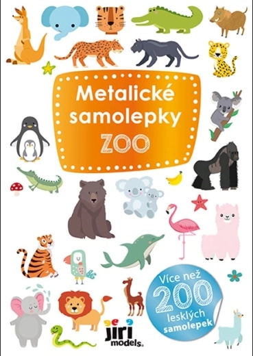 Metálfényű Zoo matricák
