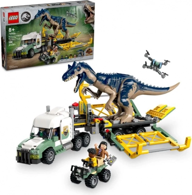 LEGO Jurassic World 76966 Dinoszaurusz küldetés: Allosaurus szállítása