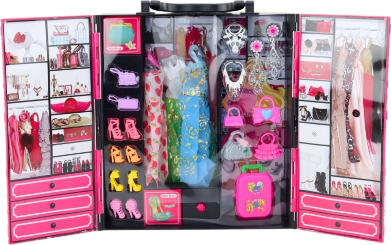 Kihajtható gardrób áttekinthető tárolóval