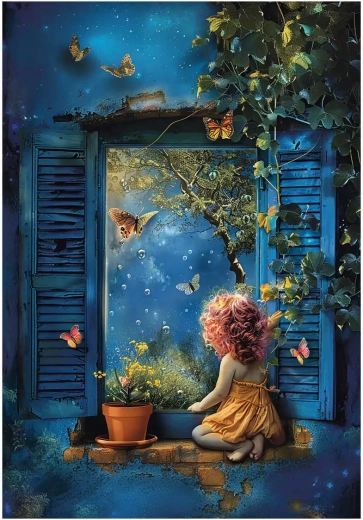 Puzzle Kék éjszaka 500 darabos