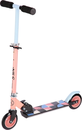 Összecsukható roller NILS Extreme rózsaszín–kék