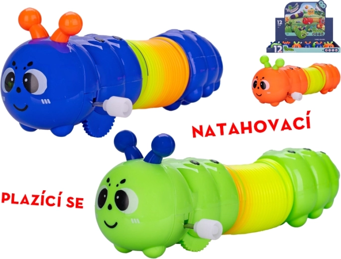 Vidám felhúzható hernyó a legkisebbeknek