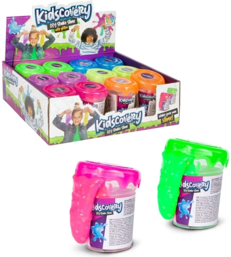 Kidscovery nyálkakészítő szett – 6 szín (12 db/doboz)