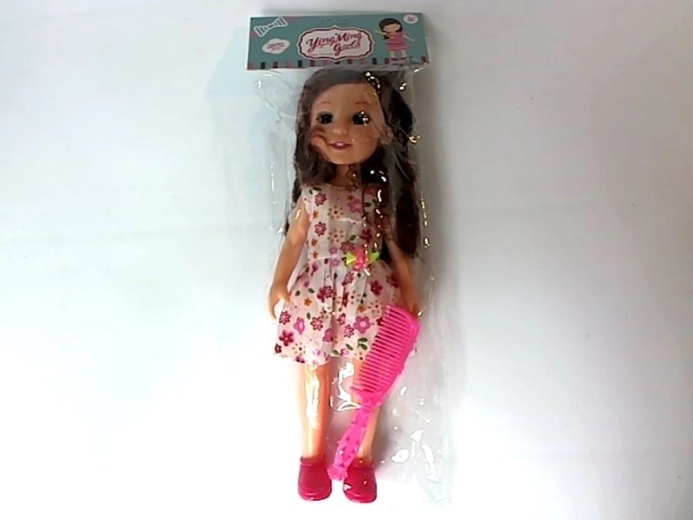 33 cm-es baba fésűvel