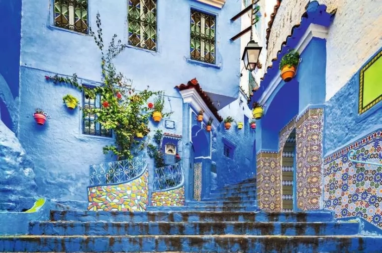 RAVENSBURGER Puzzle Színes Marokkó 3000 darab
