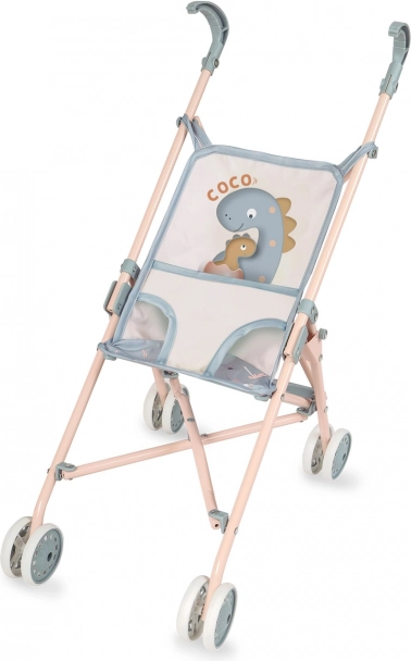 Összecsukható babakocsi babáknak COCO 56 cm