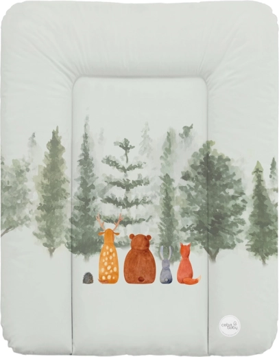 Ceba Baby puha pelenkázó alátét komódra 50 × 70 cm basic forest companions