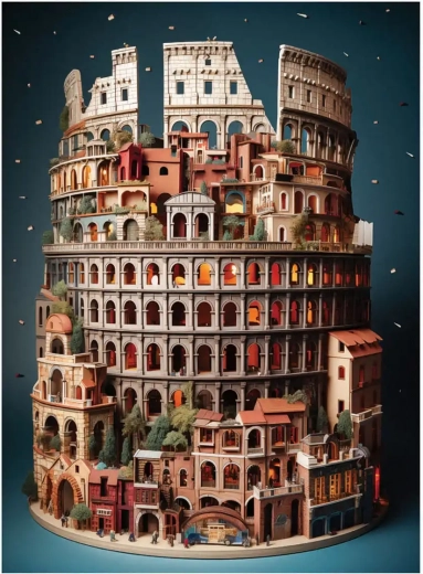 Koloszeum puzzle 1000 darab