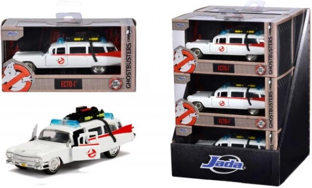 Fém autómodell GHOSTBUSTERS Ecto-1 1:32 nyitható ajtókkal