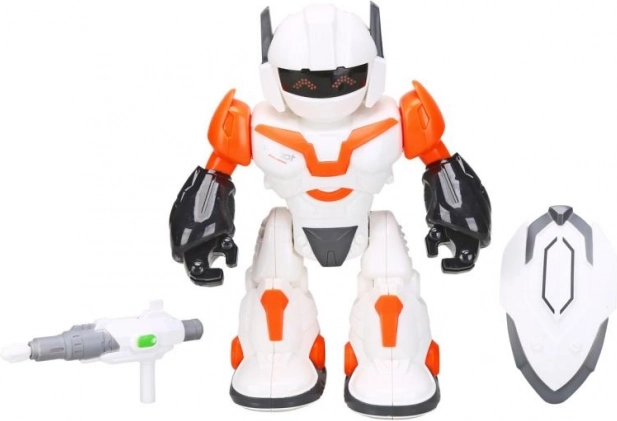 Narancssárga DRIVERO robot 20 cm, fénnyel és hanggal
