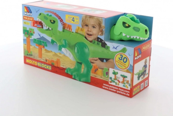 Dinoszaurusz építőkészlet 30 darab