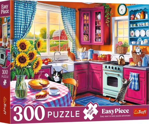 Puzzle 300 darabos EasyPiece – Reggel a konyhában
