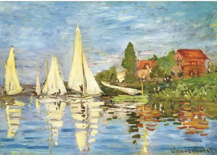 Eurographics puzzle Regatta Argenteuil-ban 1000 darab