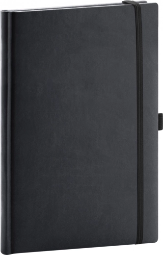 NOTIQUE Aprint pöttyös jegyzetfüzet 15 × 21 cm, fekete