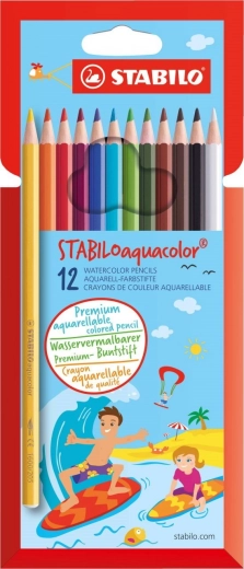 Stabilo Aquacolor akvarellceruza készlet 12 db