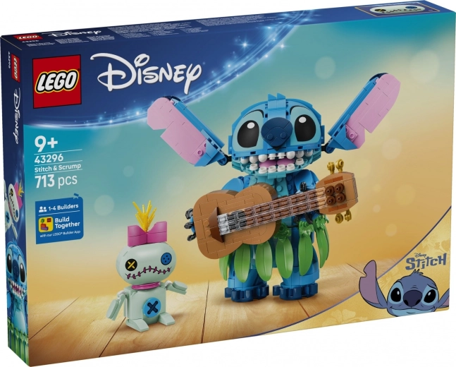 LEGO Disney Stitch és Scrump építőkészlet