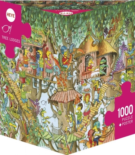 HEYE puzzle Faházak a fákon 1000 darab