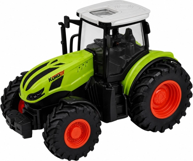 Robusztus traktor nagy terepkerekekkel