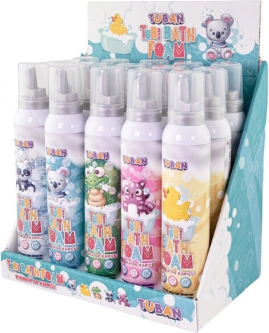 TUBI fürdőhab színmix 200 ml – 15 db-os csomag