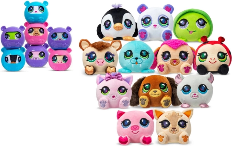 Bandai Littlest Pet Shop mini plüssfigura meglepetés kapszulában