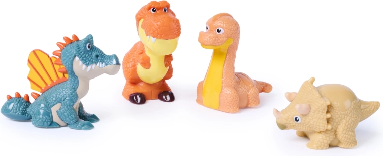 4 dinoszaurusz figura golyós talppal
