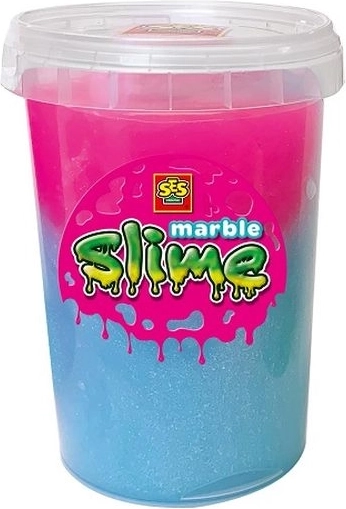 SES Creative márványos kék-rózsaszín slime 200 g