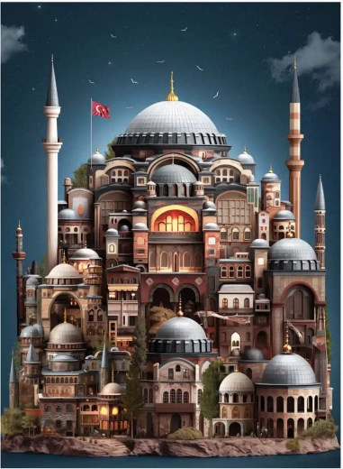 Hagia Szófia puzzle 1000 darabbal