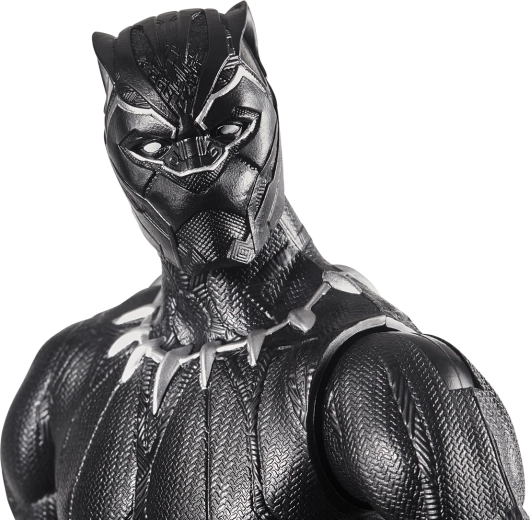 A Black Panther öltözetének kidolgozott részletei
